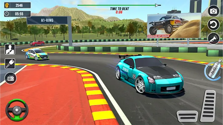 Turbo Car Race android App screenshot 1